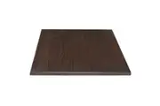 Bolero Square Table Top Dark Brown 600mm - Cafe Table Tops (GG635) - GG635