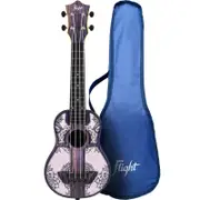 Flight Tus-40 Mandala Wood Travel Soprano Ukulele