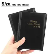 120 Pockets Coin Holder Album Souvenir Penny Book Assorted Color Pack Of 2