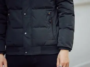 FINDSENSE品牌 秋冬季 新款 日本 男 精緻刺繡 簡約 純色 高品質 加厚 休閒 棉衣 保暖外套 潮流上衣外套