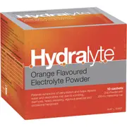 Hydralyte Powder Sachets Orange 10 pack