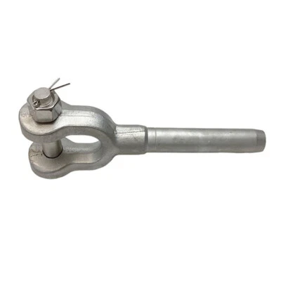 3/4" Marine Drop Forged Swage Open Sockets Stainless Steel T316 12500 lbs WLL