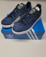Adidas Originals Mens Stan Smith Tennis Sneaker Size 7 Collegiate Navy/Gold New