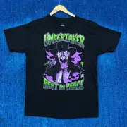 WWE The Undertaker Rest In Peace Wrestling T-shirt Size Large