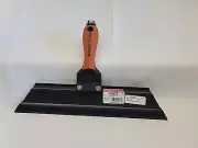 Kraft Tool Squeegee Trowel, 14" Rubber Blade, Black/Orange, GG243