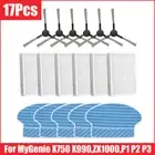 Robot Vacuum Cleaner Side Brushes Filter For MyGenie X750 X990 ZX1000 P1 P2 P3