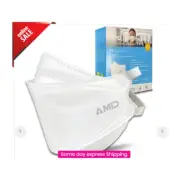 AMD P2 N95 NanoTech 4Layer Particulate Respirator FaceMask Headband T4HL SizeM/L