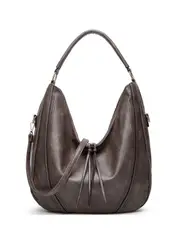 Women's Tote Bags PU Leather Large Shoulder Bag Tassel Handbag