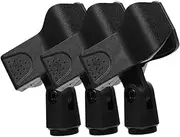 EPIGEIST 3pcs Mic Clips Non Slip Design for Microphones Durable and Reusable Microphone Holders Easy to Operate Mic Stand Accessories