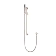 Round Shower Rail Column - Single Function Hand Shower - Champagne