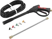 High Pressure Washer, Portable Power Washer, 4000PSI Car Pressure Cleaning Machine, Extension Wand Nozzle Tips for Auto