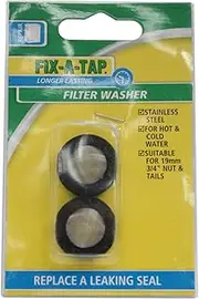 Fix-A-Tap Filter Washer Suits 3/4 Inch 19mm Nut and Tail Hot Cold Water 209221