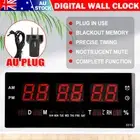 LED Digital Clock Large Jumbo Display Desk Wall Clock with Temperature Calendar