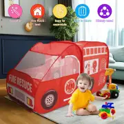 Fire Truck Play Tent Foldable Kids Play Tent with Storage Bag Vehicle flfPq