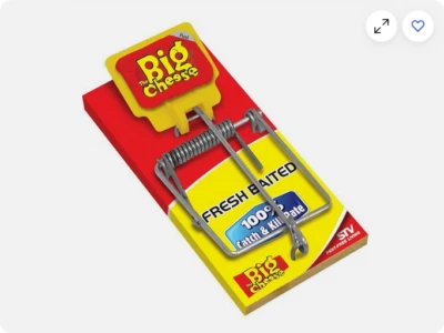 The Big Cheese FRESH BAITED MOUSE TRAP - FREE SHIP in Australia