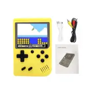Handheld Game Console Retro Video Game Player Kids Toy Gift Built-in 16GB Yellow