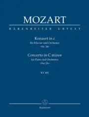 Mozart: Piano Concerto No. 24 in C Minor, K. 491 [Study Score]