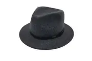Jacaru 1851 Walkabout Wool Felt Fedora Hat Outback - Dark Grey