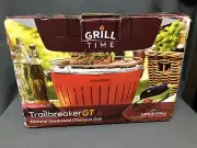 Grill Time Tailgater GT Red 124 Sq. In. Charcoal Portable Grill NEW Tail Gate