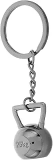 [Totority] Fitness Kettlebell Keychain Key Holder Weightlifting Accessories Barbell Dumbbell Charm Pendant Key Ring Sports Key Chains Workout Keychain Kettlebell Pendant Charm Zinc Alloy