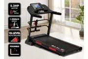 BLACK LORD Treadmill Electric Auto Incline Running Machine Home Gym Exercise 520MM