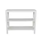 NEW Dasch Catalina Crossed Console White