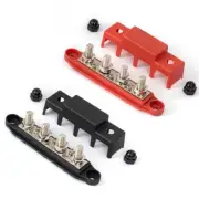 ?12V Power Distribution Block 250A Covered Busbar Terminal Block Binding-Post