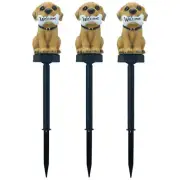 Solar Path Lights Waterproof Cartoon Dog Welcome Solar Outdoor Decorations