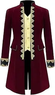 [Apocrypha] Mens Steampunk Jacket Gothic Victorian Renaissance Frock Coat