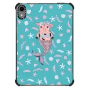 iPad mini (6th gen) iPad Impact Case Mermaid Pig Teal