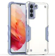 Galaxy S21 Fe Case Heavy Duty Dual Layer Slim Shockproof Cover - White