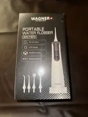 WAGNER Switzerland Portable Water Flosser WW-718/W 3-Modes BRAND NEW