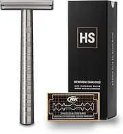 Henson Shaving AL13-M DE Safety Razor Aircraft Aluminum