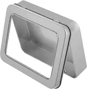 Box Outdoor Storage Box Log Decor Accessories Solid Mineral Filter Rack Sprinkler Bristle Cleaner Shelf Decoration Sleeping Dog Tinplate Silver