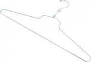 Hangers 150 Metal Dress Shirt Chrome Retail Salesman Sample Security Loop 18"
