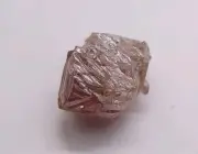 0.87ct AUSTRALIAN Rough Fancy PINK DIAMOND Top Loose Diamond Gem Faceting