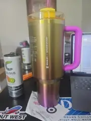 Starbucks x Stanley Cup Summer Sunset 2024 Collab 40 oz Tumbler NEW Unused