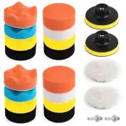 22 Pcs Polishing Pads Kit,3 Inch Sponge Buffing Pads,Buffer for Car Detailing...