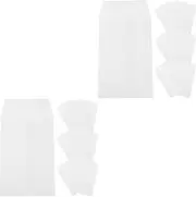 SEWACC 2sets 100pcs Blank Envelopes Money Saving Envelopes for Cash Budgeting for Jewelry Keys Present Cards and Savings Challenge for Use 100pcs*2