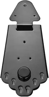 YaSao 6 String Guitar Metal Tailpiece Bridge with Screws for Jazz Electric Guitar Musical Instrument Parts Black