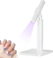 Hand Held Nail UV Light - Fast Curing Dryer with Stand | Cordless Nail Dryer with LCD Screen for Home Salon Use | Nail Tools & Curing Lamp, UV Nail Light Curing Lamp