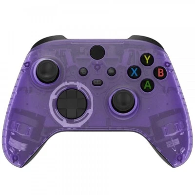 Clear Purple Face Xbox One Series S|X Custom UN-MODDED Controller Unique Design