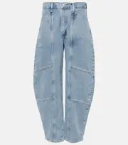[Agolde] Agolde Mara high-rise barrel-leg jeans XS blue