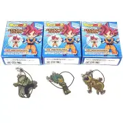 Dragon Ball Super Metal Charm Strap Keychain Collection Set Of 3 Vegeta Frieza