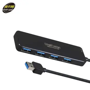 伽利略 4埠 USB3.0 HUB 120cm (AB3-L412)