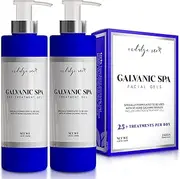 Galvanic Gel Set – 2 Set Pre & Treatment Gels, Specially Formulated to be Used with Galvanic Home Devices, Primer and Leave on Gels, Marigold, Vanilla, Seaweed, Niacinamide, Vitamin E, Arginine More