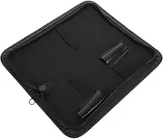 Ipetboom Barber Tool Bag Canvas/pu Material 21.5 * 8 * 2cm Fit 3 Scissors Hairdressing Pouch Stylish Salon Use
