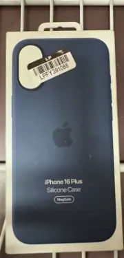 Genuine iPhone 16 Plus Silicone Case NAVY NEW!