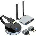 VJZFA Wireless HDMI Transmitter Receiver, Plug and Play, Extender Kit Support