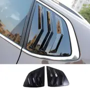 For Volkswagen Taos 2021-2023 ABS Black Side Window Louver Shutter Cover Trim